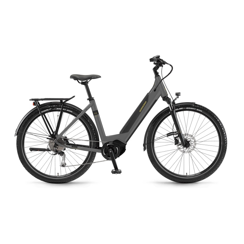 Vélo Electrique Winora Sinus iX10 500 Easy Entry Gris 2022 (44410210) (4441021054)
