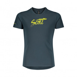 Scott Textile & Accessoires Scott Junior Trail Dri Shirt met Korte Mouwen voor Kinderen Blauw 2020