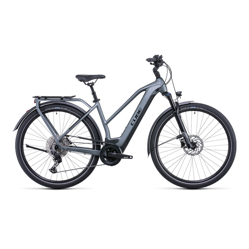 Vélo Electrique Cube Kathmandu Hybrid Pro 625 Trapèze Gris/Noir 2022 (531202)