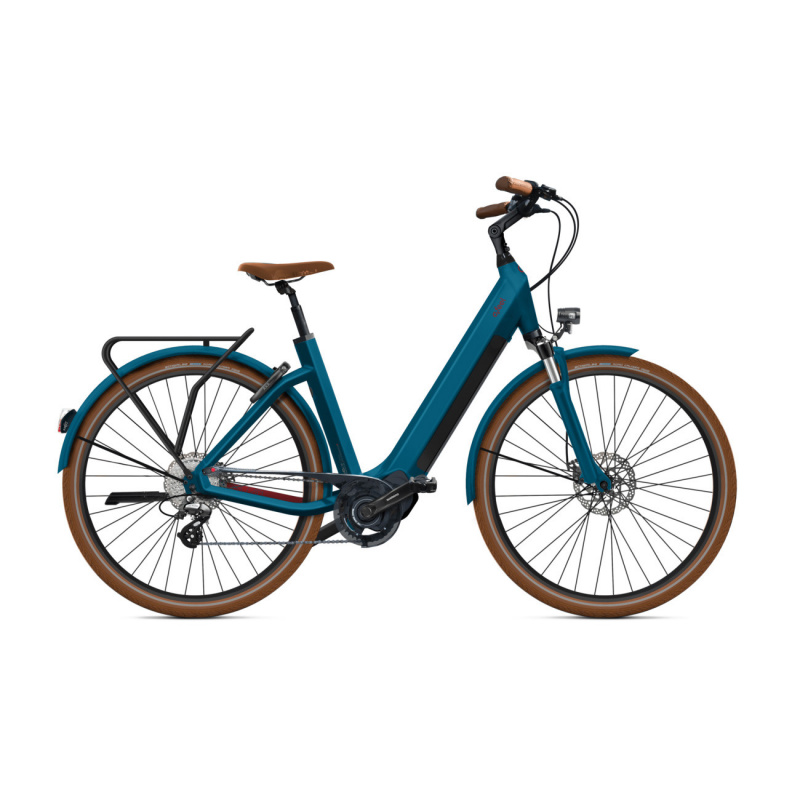 Vélo Electrique O2feel iSwan City Up 5.1 432 Easy Entry Bleu Cobalt 2022  (5121)