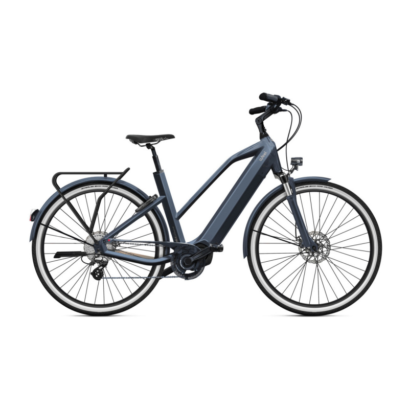 Vélo Electrique O2feel iSwan Urban Boost 6.1 540 Trapèze Gris Anthracite 2023  (5027)