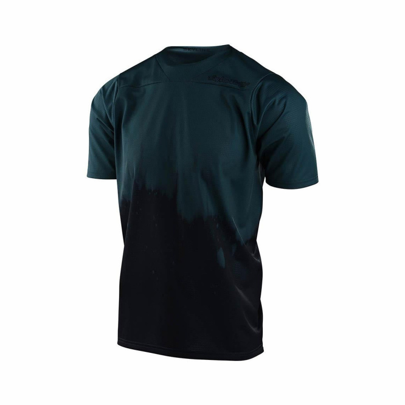 Troy Lee Designs Skyline Diffuze Shirt met Lange Mouwen Blauw/Zwart 2021