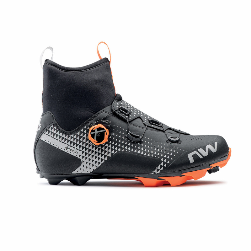Chaussures VTT Northwave Celsius XC GTX 2022-2023 Noir/Orange/Reflective