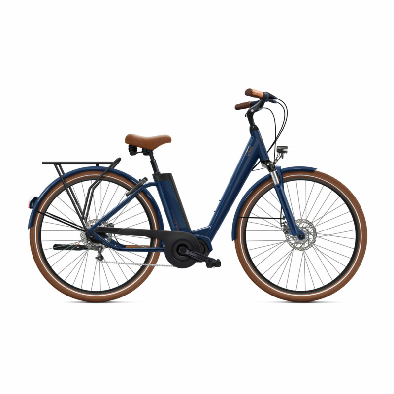 Vélo Electrique O2feel iVog City Boost 6.1 400 Easy Entry Bleu Boréal 2022 (8602)