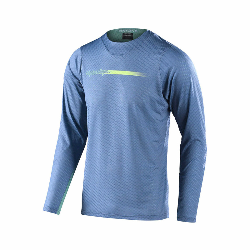 Maillot TLD ML Skyline Air 2022 Gris Channel
