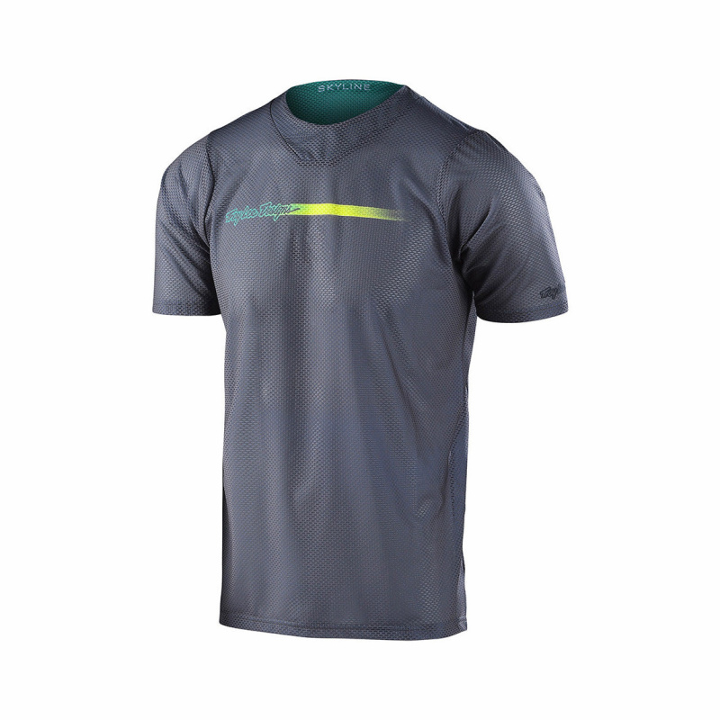Maillot TLD MC Skyline Air 2022 Gris Channel