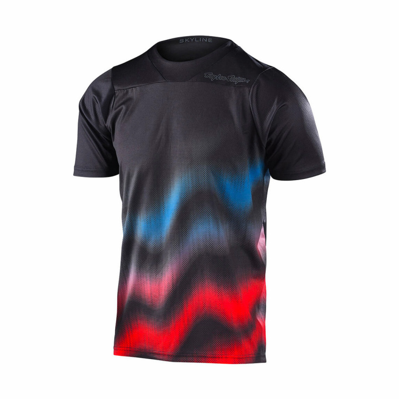 Troy Lee Designs Skyline Wave Shirt Zwart 2022