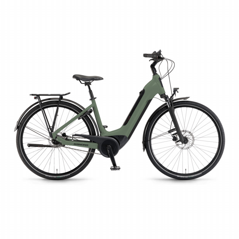Vélo Electrique Winora Tria 10 500 Easy Entry Vert 2022 (440962) (44096241)