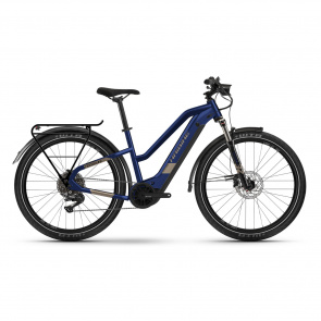 Haibike Vélo Electrique Haibike Trekking 7 Mid 630 Trapèze Bleu 2022 (451201)