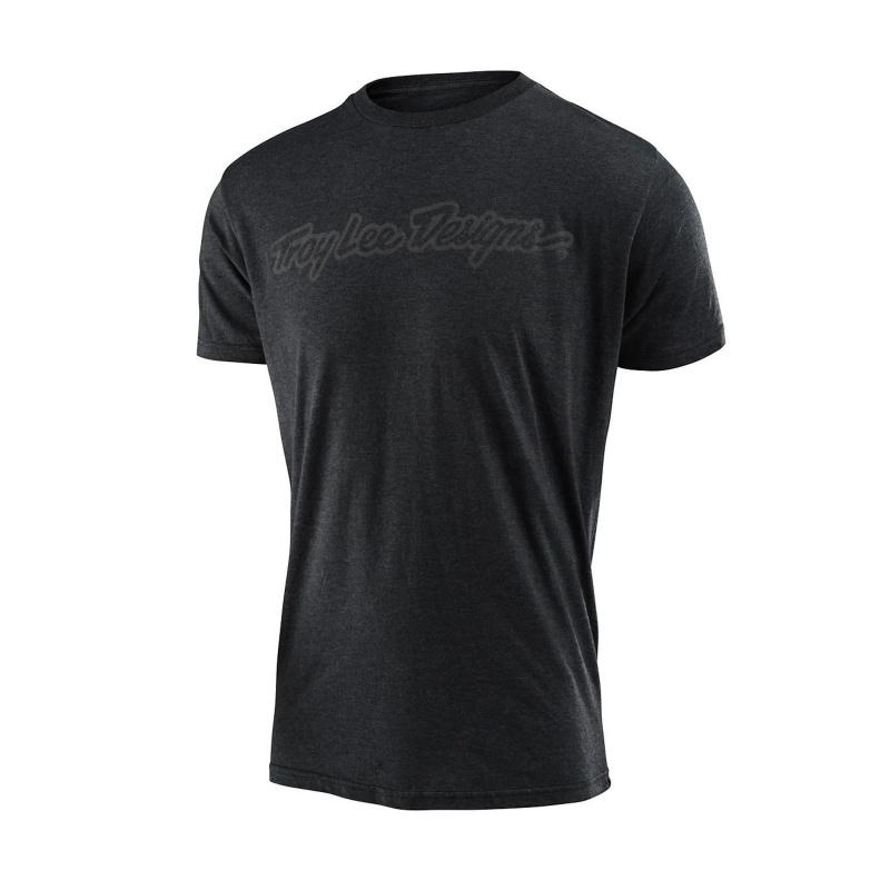 T-Shirt Troy Lee Designs Signature Charcoal Heather