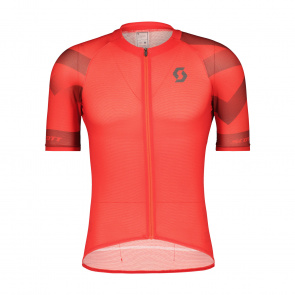 Scott Textile & Accessoires Scott RC Premium Climber Shirt met Korte Mouwen 2022 Rood/Grijs