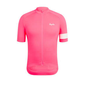 Rapha Maillot Manches Courtes Rapha Core Lightweight Rose Fluo 2023