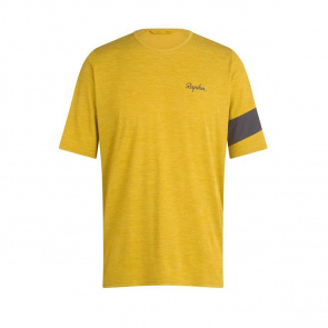 Rapha T-Shirt Rapha Trail Lightweight Or/Gris 2022