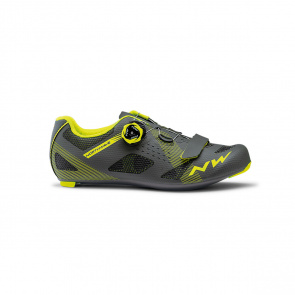 Northwave Chaussures Route Storm Antracite/Jaune Fluo 2020