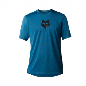 Fox Racing Fox Racing Ranger TruDri Shirt met Korte Mouwen Blauw 2023