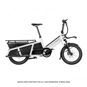 Vélo Electrique Riese & Müller Multitinker Vario 625 Blanc/Noir 2023 (Safety Bar + RX Chip)