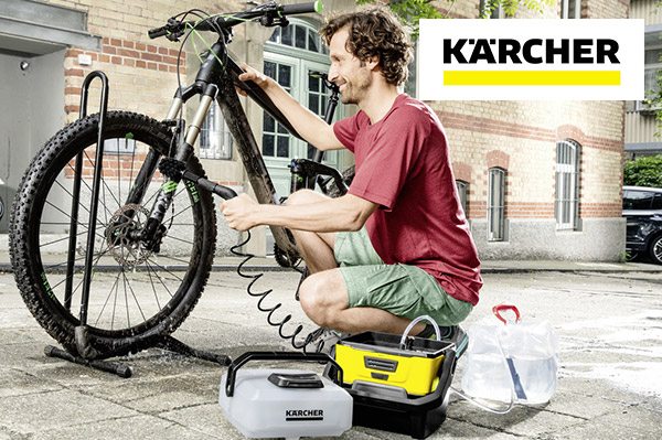 Le mini-Kärcher OC3 se charge de toutes vos tâches de nettoyage en cours de  route - Barracuda - Spécialiste du Vélo et du VTT électrique