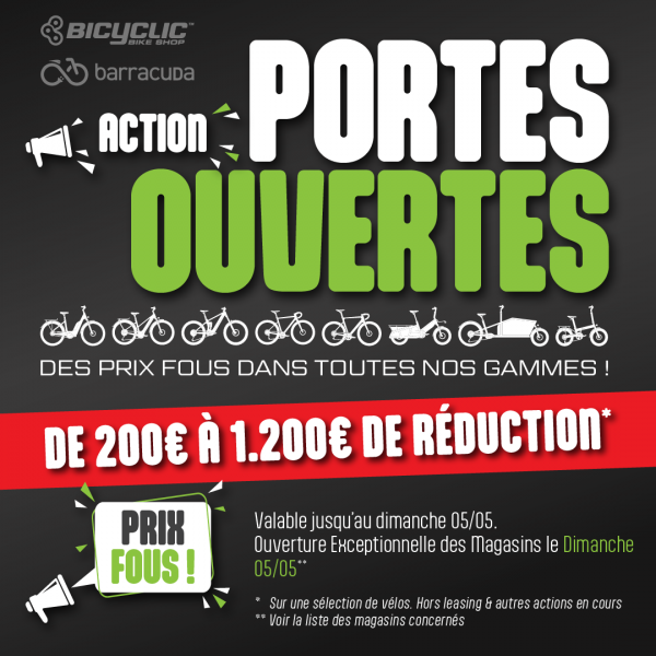 Action Portes Ouvertes, de 200 € à 1.200 € de réduction !